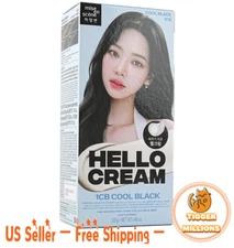 [US Seller] Mise En Scene Hello Cream #1CB Cool Black Hair Dye New Korean Import