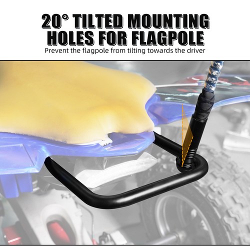 NICECNC Rear Bumper Grab Bar Luggage Rack For Yamaha YFZ450R YFZ450RSE 2009-2023 - Picture 2 of 7