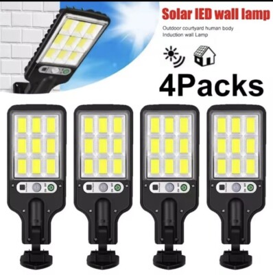  Outdoor Solar Wall Light led Motion Sensor Bright Flood Street Lamb