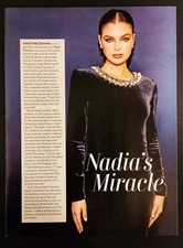 Nadia Ferreira print ad clipping - 2024 Paraguay model - english 8x11