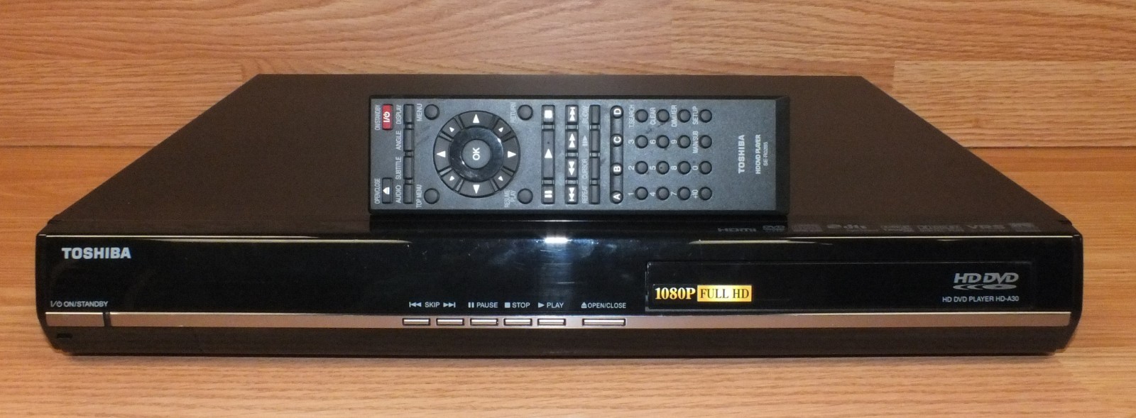Genuine Toshiba (HDA30) 1080P Full HD DVD Player With Remote Control