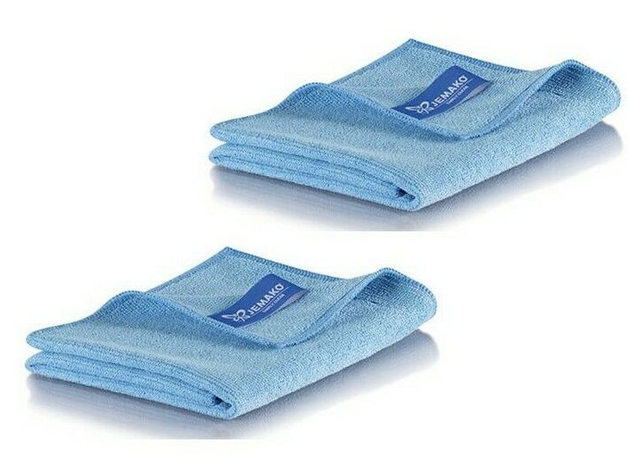 Jemako Profituch Plus 2 Set S 35 x 40 cm azul microfibra paño universal lavable