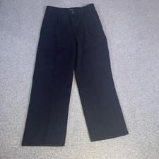 Nautica Black Chino Pants Boys Kids Size 10 Regular Fit Adjustable Waist