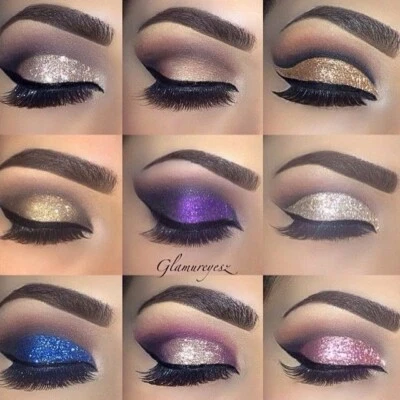 London Girl Glitter Eyeshadow Sparkly Gel Base. Festival . Sommer. 6 Farbtöne .