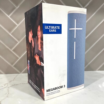 (New) Ultimate Ears UE Megaboom 3 Wireless Bluetooth Speaker Logitech - Cloud