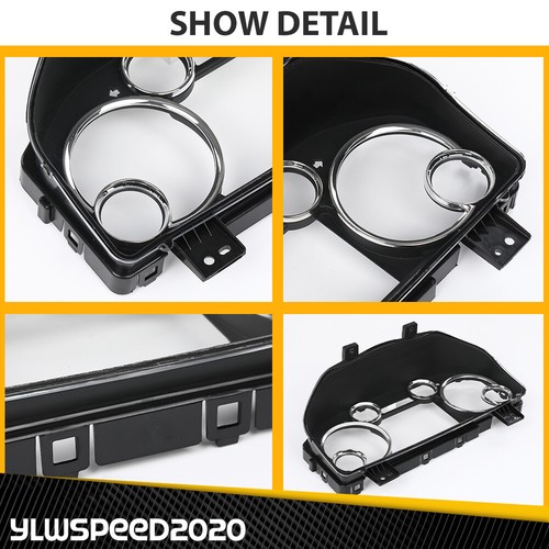 FIT FOR 13-18 DODGE RAM 1500 2500 DASHBOARD GAUGE CLUSTER SPEEDOMETER LENS - Picture 5 of 12