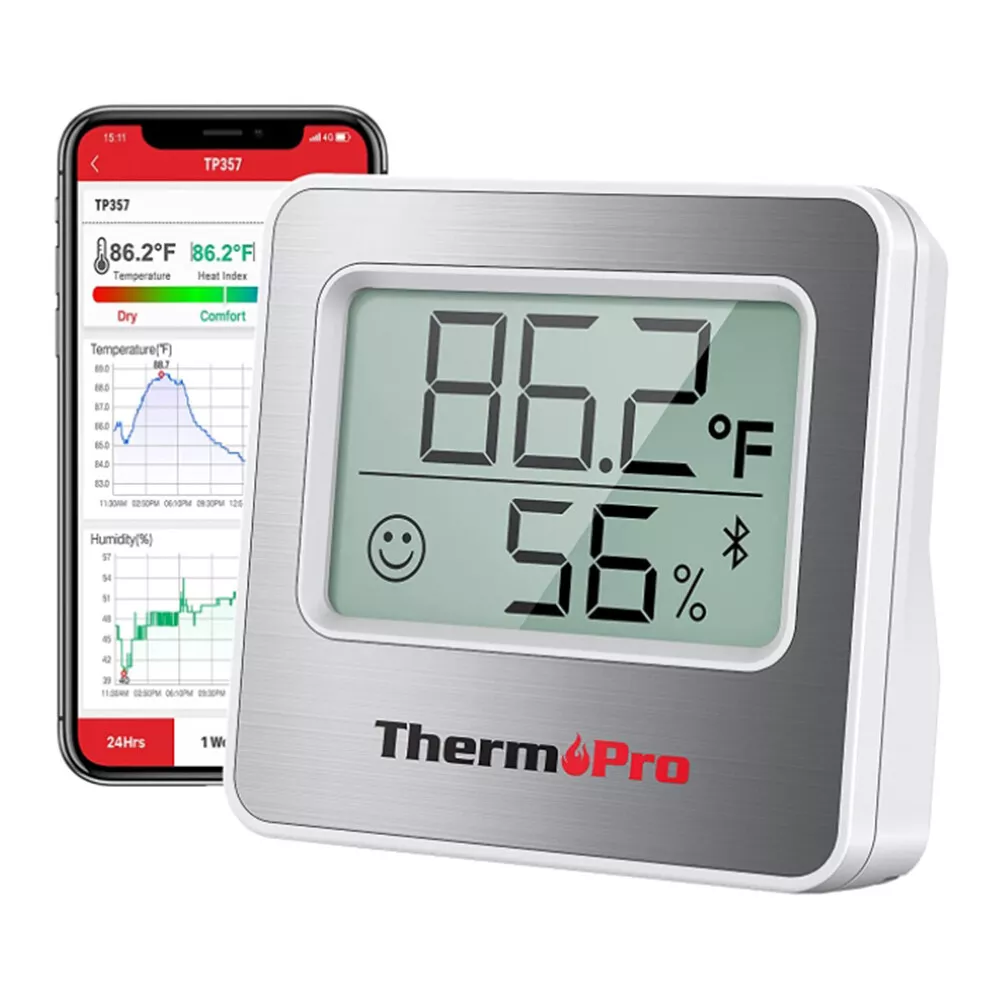 Thermopro Tp49 Mini Hygrometer Thermometer With Large Digital View