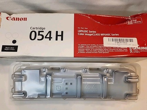 GENUINE - CANON 054H High-Yield BLACK TONER CARTRIDGE - 3028C001 - OPEN BOX