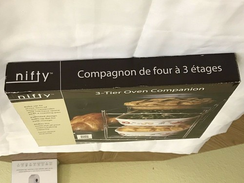 Brand new! 3 Tier Oven Companion Baking Rack By Nifty Home Products - Holiday - Picture 6 of 10