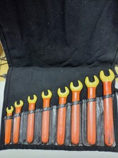 8 piece cementex metric open end wrench set rated at 1000v