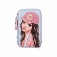 Topmodel 3-Fach Federtasche Team Teddy Mit Applikation FüR MäDchen
