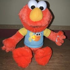Sesame Street 13" Sing Along Elmo Plush Baby Elmo, Interactive Melodies, Lights