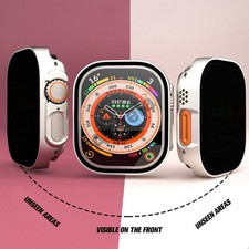 Anti-Spy Screen Protector for Apple Watch Ultra 8 7 6 Matte Bumper Privacy Film