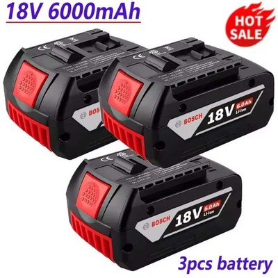 100% Genuine - Bosch 18V Battery, 18V and 6000mAh Backup Batteries, Wireless Pro