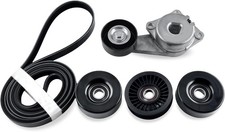 38274 Serpentine Belt Tensioner Kit with idler pulley Compatible with Ford Ex...