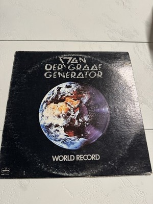 Van Der Graaf Generator World Record LP Mercury SRM-1-1116 1976 Prog Rock VG+