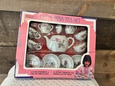 Rare Vintage 90s Mini China Tea Set In Box. Used Once