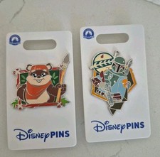 Nww Disney Parks 2026 WDW Ewok  Bobba Fett STar Wars Pin