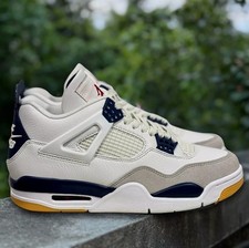 Nike Jordan 4 Retro SB "Navy Blue" Basketball Shoes US Men's Size