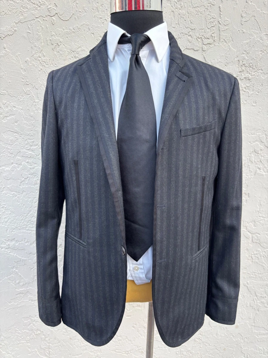 Giacca Sportiva John Varvatos Star USA &ndash; Shadow Plaid Slim Fit &ndash; Taglia 38 Regular &ndash; Nuova Con Etichette