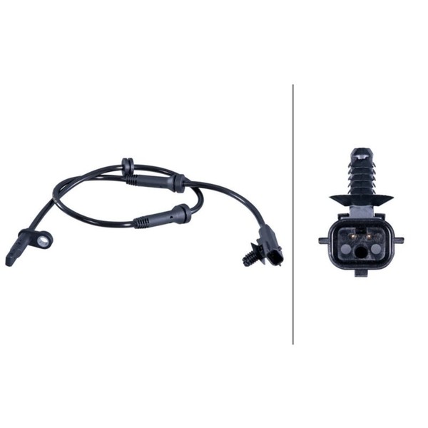 Hella ABS-SENSOR Raddrehzahl Vorne Rechts Passend FüR Nissan Qashqai-image