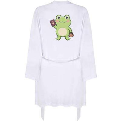 Small 'Travel Frog' Adult Dressing Robe / Gown (RO00134950)