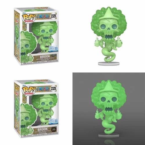 Funko Pop One Piece Brook #2325 Bundle Chase + Common PreRelease Stick (PRESALE)