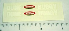 Pair Tonka Mighty Dune Buggy Hood Stickers TK-108