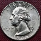 1946 S Washington Quarter 25c Silver BU UNC Uncirculated San Francisco #95113
