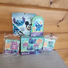 Lot of 5 Perler Disney Stitch Fused Bead Kit Sets Pixel Melty Beads Ornaments