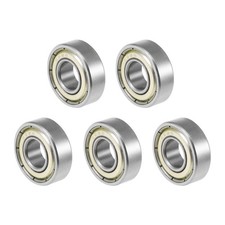 5pcs Z2 8x19x6mm 698ZZ Deep Groove Ball Bearing Double Shielded Carbon Steel