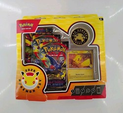Pokémon Day 2026 Collection Box – Pikachu Promo Card, Coin & 3 Booster Packs