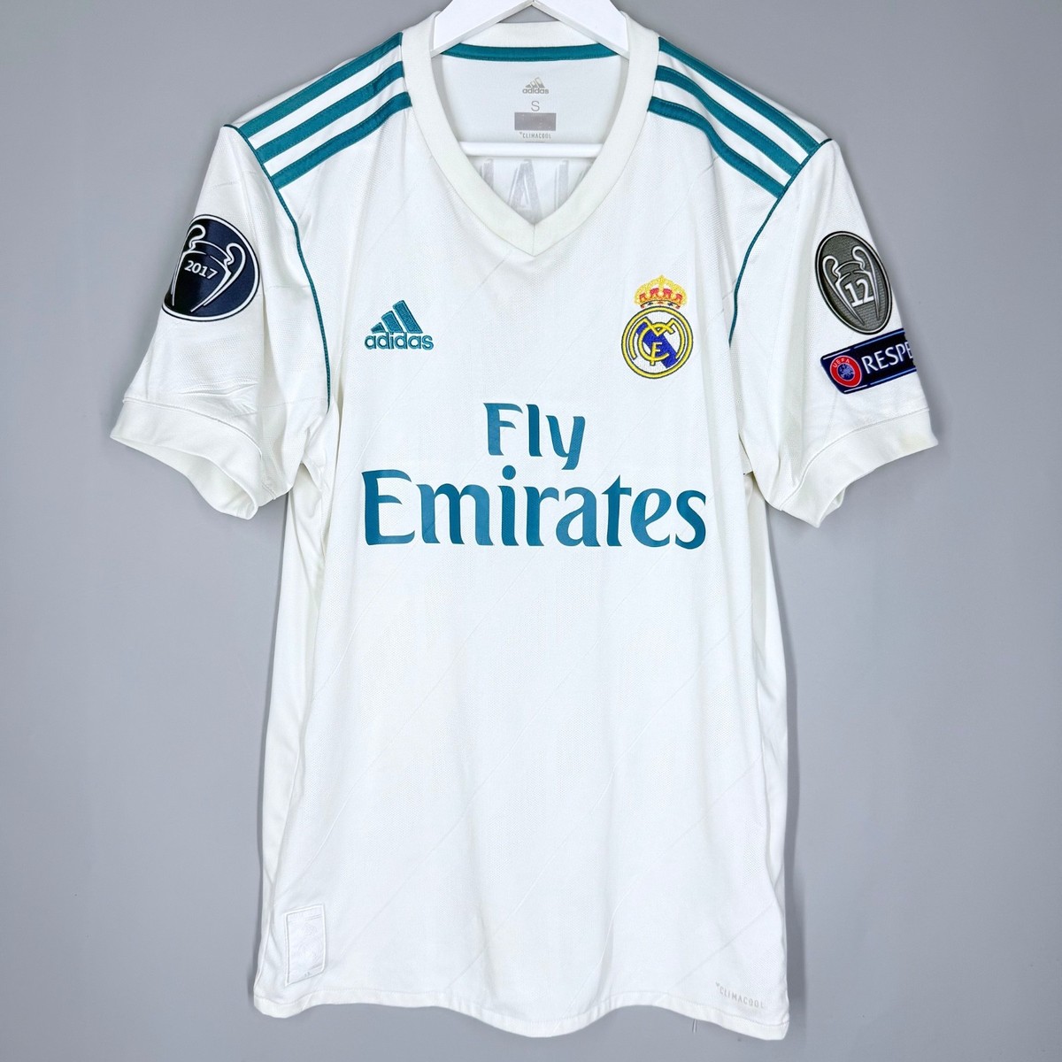 REAL MADRID ADIDAS 2017/2018 FOOTBALL HOME JERSEY #7 RONALDO