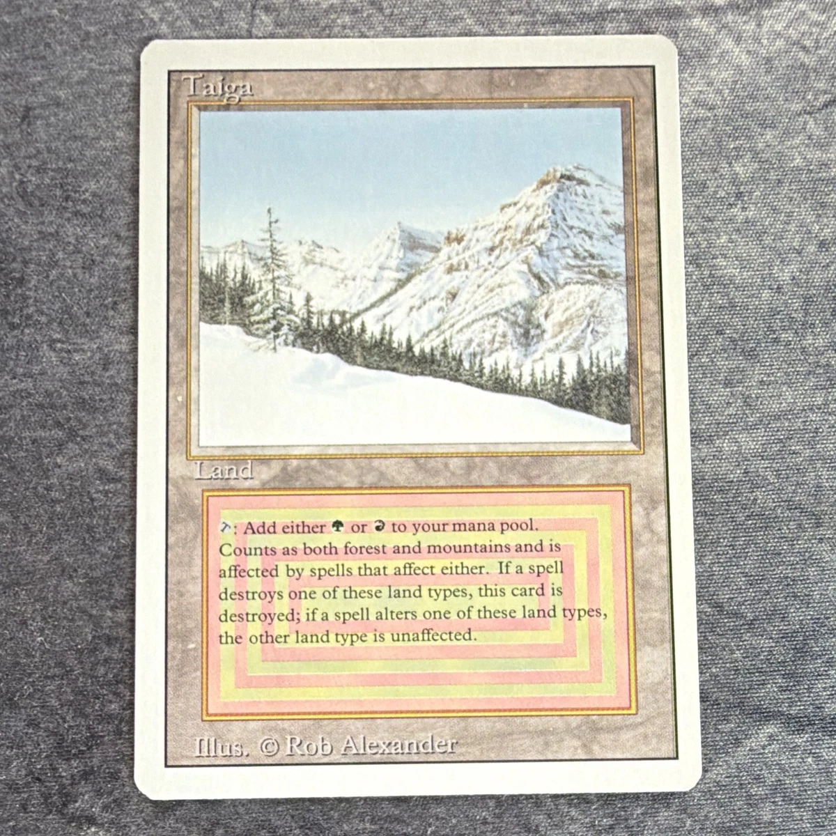 Taiga (Magic: The Gathering) Magic: The Gathering Revised Edition