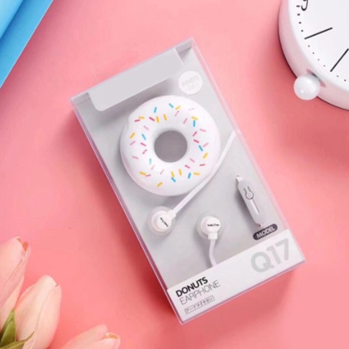 2pcs Donuts Macarons In-Ear Earphones Portable Girls Stereo Headphone for - 第 3/12 張圖片