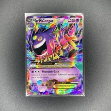 Pokémon XY Phantom Forces Mega M Gengar EX 35/119 Holo Card DAMAGED