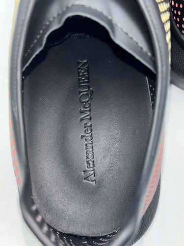 Size 46 - Alexander McQueen Men's Leather Oversized Sneakers - Picture 8 of 10
