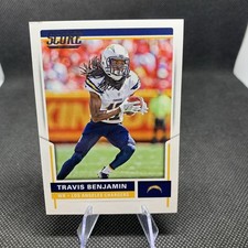 2017 Score Scorecard Travis Benjamin Los Angeles Chargers #91