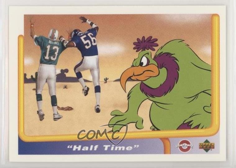 1992 Upper Deck Comic Ball IV Dan Marino Lawrence Taylor Half Time #197 HOF 0w8