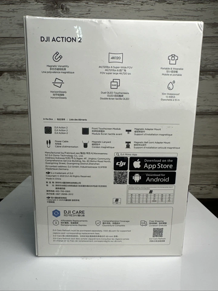 DJI Action 2 Dual Screen Combo Action Camera - Brand New Sealed - Fast Shipping - Image 3 of 4