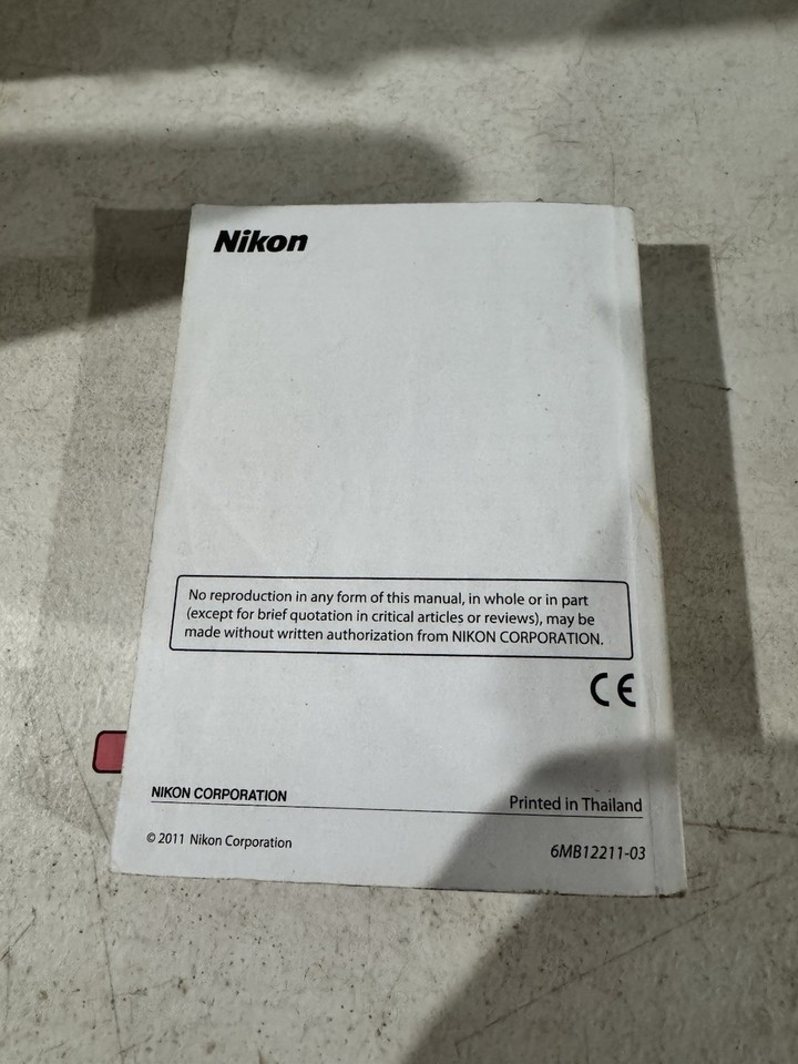 Nikon D800 D800E User Manual Guide Instruction Operator Manual #G209 | eBay