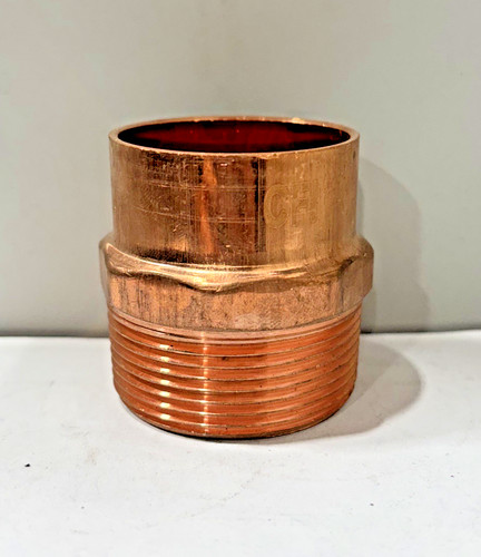 1-1/2" Threaded Male Adapter MIP x C Sweat - COPPER PIPE PRESSURE FITTIN PSI-6D9