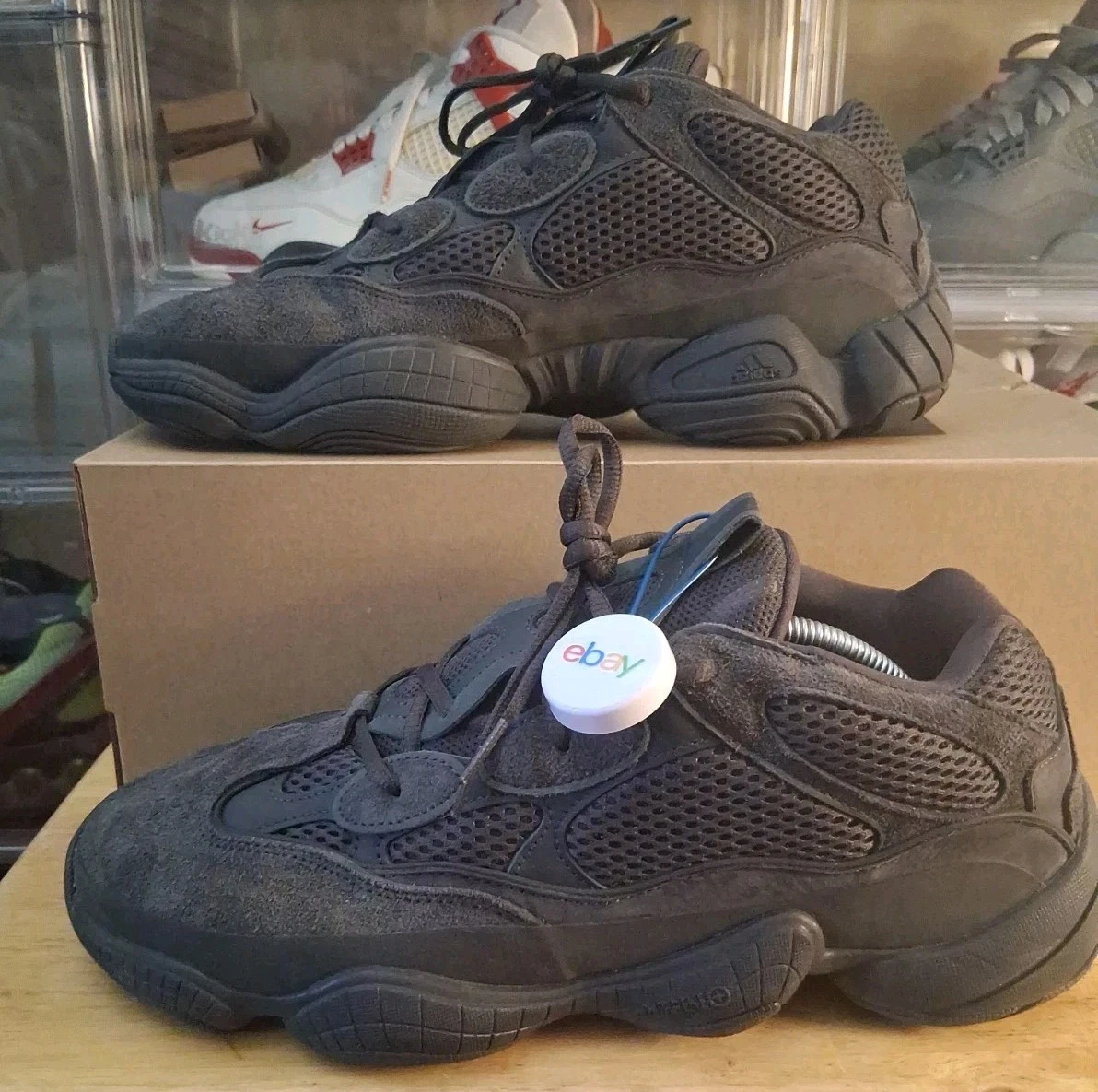 Size 12.5 - adidas Yeezy 500 Low Utility Black.. excellent condition 100% auth🔥