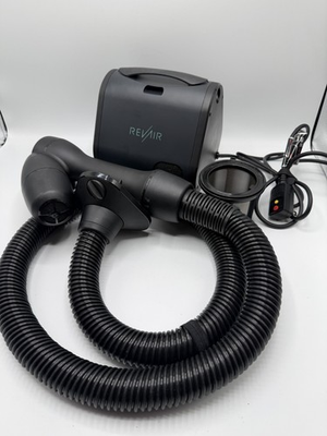 #ad RevAir RA90020 Reverse Air Hair Dryer System Wand amp; Base Black AS IS $270.00
