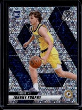 2024-25 Panini Mosaic Johnny Furphy Fast Break Silver Mosaic RC #202 Pacers