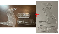 Bundle Stanley Clear Acrylic Tote Templates: #3, 4 and 4-1/2, 5, 5-1/2, 6, 7, 8