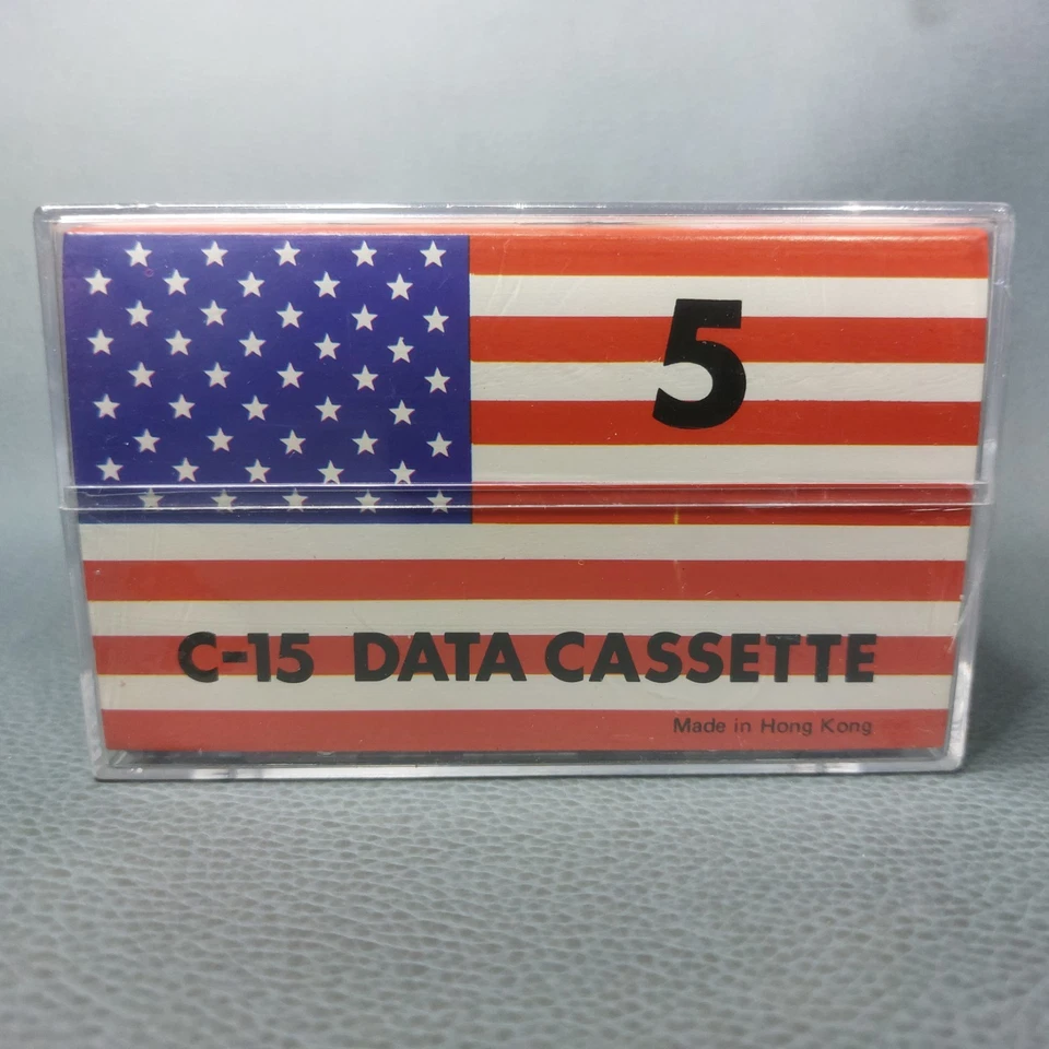 EAGLE C-15 Data Cassette 5-Pack - Vintage Retro Computer Tapes Made In Hong Kong - Image 2 of 4