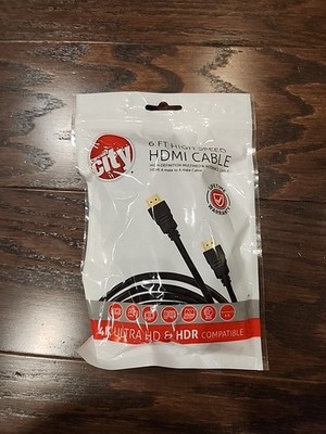 Circuit City 6' High Speed 1.4 HDMI Cable Cord 4K 1080p BRAND NEW CORD
