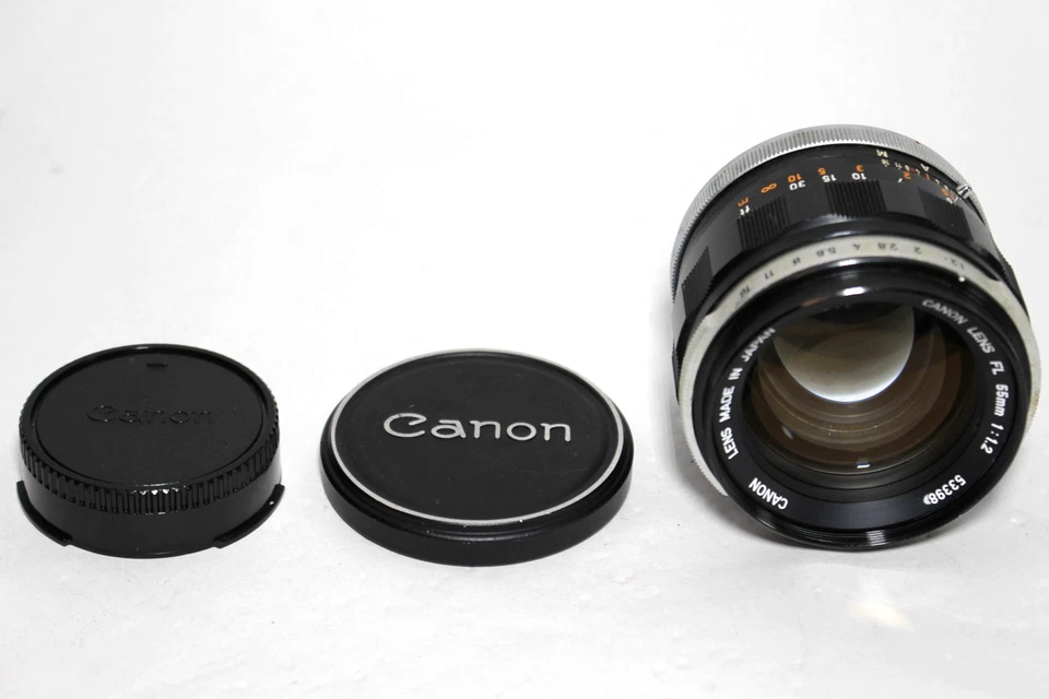 Filme Testado【Exc+5】Canon FL 55mm F1.2 Foco Manual Lente Prime Padrão Do JAPÃO - Imagem 2 de 4