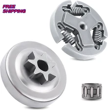 Adefol 3/8" 7T Sprocket Clutch Drum Kit for Echo CS 440 CS 400EVL CS440EVL NEW